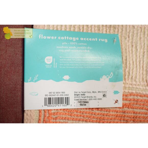 Pillowfort House Shaped Kids' 26x35" Accent Rug - Picture 6 of 6